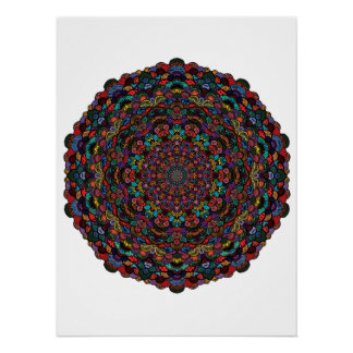 Arte em mandala perfect poster