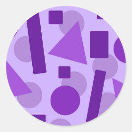 Arte Geométrico Ronde Sticker
