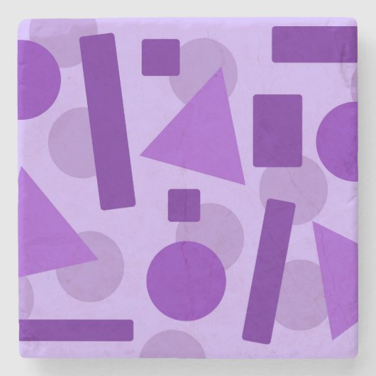 Arte Geométrico Stenen Onderzetter (Voorkant)