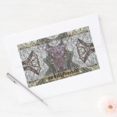 artefacten dogfacing gemaskerde gids rechthoekige sticker (Envelop)