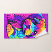 Artefacts Rainbow Puppy (Serviette à main)