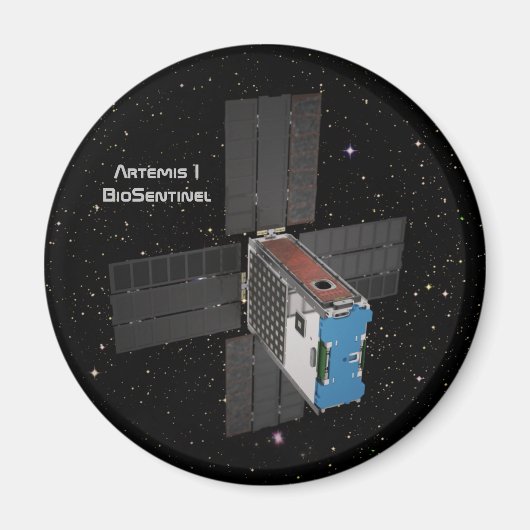 Artemis BioSentinel CubeSat Magneet (Voorkant)