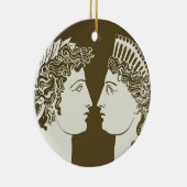 Artemis en Apollo Keramisch Ornament (Rechts)