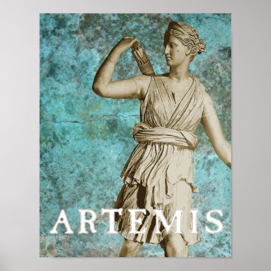 Artemis Greek Goddess Poster (Voorkant)