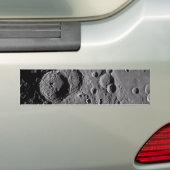 Artemis II Lunar Craters Bumpersticker (Op auto)