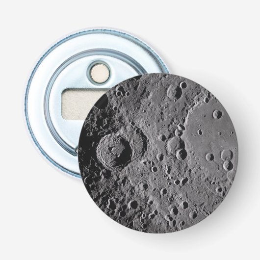 Artemis II Lunar Craters Button Flesopener (Voorkant)