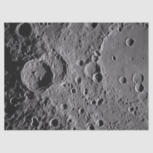 Artemis II Lunar Craters Tissuepapier (Voorkant)