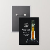 Artemis II-maanmissie Button (Voorkant / Achterkant)