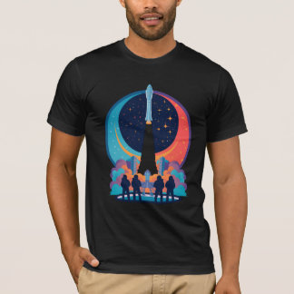 Artemis II-missie: Reis naar de Maan - Retro Ve T-shirt