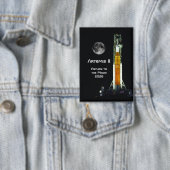 Artemis II Moon Mission Button (Insitu)