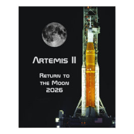 Artemis II Moon Mission Foto Afdruk