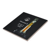 Artemis II Moon Mission Tegeltje (Zijkant)