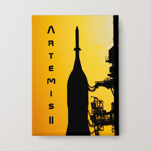 Artemis II naar lanceerplatform Button