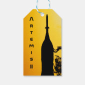 Artemis II naar lanceerplatform Cadeaulabel (Achterkant)
