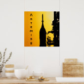 Artemis II naar lanceerplatform Poster (Keuken)