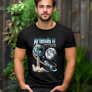 Artemis II NASA Maanmissie Kosmische Raket T-shirt