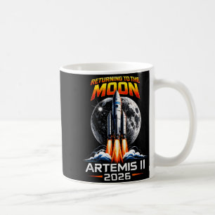 Artemis ii terug naar de maan 2026 cadeau voor man koffiemok