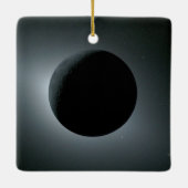 Artemis II Total Solar Eclipse Keramisch Ornament (Achterkant)