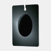 Artemis II Total Solar Eclipse Metalen Ornament (Voorkant links)