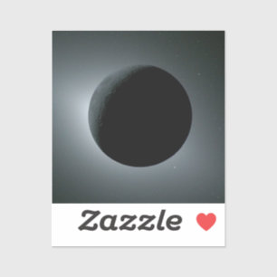 Artemis II Totale Zonsverduistering Sticker