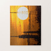 Artemis Moon Rocket in Dawn Legpuzzel (Verticaal)