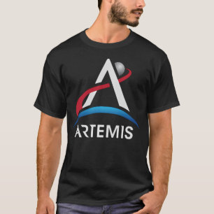 Artemis Nasa Officiële Logo Masker T-shirt