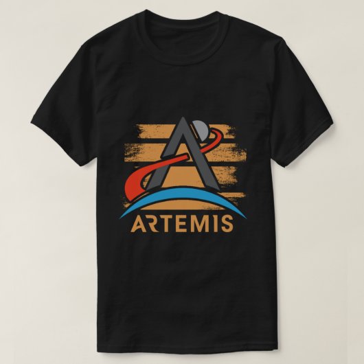 artemis nasa vintage t-shirt (Design voorkant)