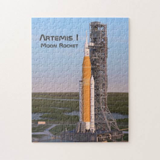 Artemis One Moon Rocket op pad Legpuzzel (Verticaal)