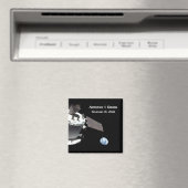 Artemis Orion Spacecraft Blue Marble Button Magneet (Insitu (Vaatwasser))