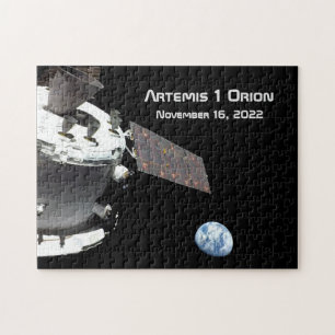 Artemis Orion Spacecraft Blue Marmer Legpuzzel