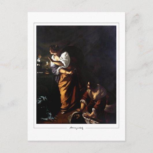 Artemisia Gentileschi #55 - Kunstkunst Briefkaart (Voorkant)