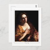 Artemisia Gentileschi #77 - Kunstkunst Briefkaart (Voorkant / Achterkant)