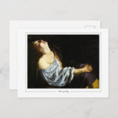 Artemisia Gentileschi #86 - Kunst Briefkaart (Voorkant / Achterkant)