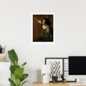 Artemisia Gentileschi Zedign Affiche d'art #18 (Bureau à domicile)