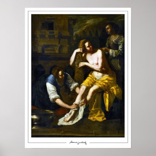 Artemisia Gentileschi Zedign affiche d'art #2 (Devant)