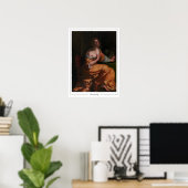 Artemisia Gentileschi Zedign Affiche d'art #48 (Bureau à domicile)