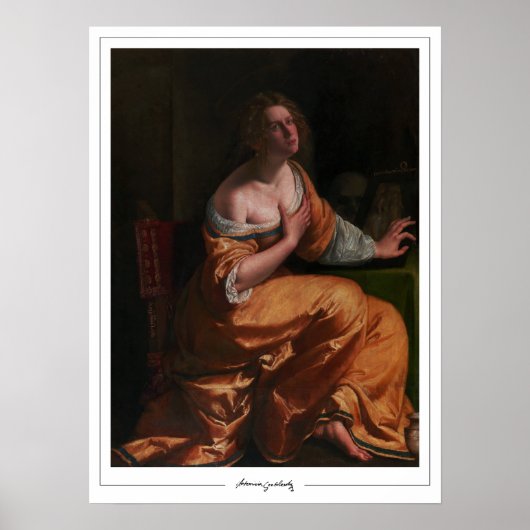 Artemisia Gentileschi Zedign Affiche d'art #48 (Devant)
