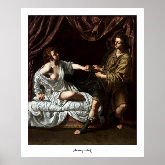 Artemisia Gentileschi Zedign Affiche d'art #49 (Devant)