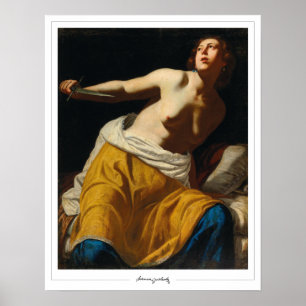 Artemisia Gentileschi Zedign Art Poster #1