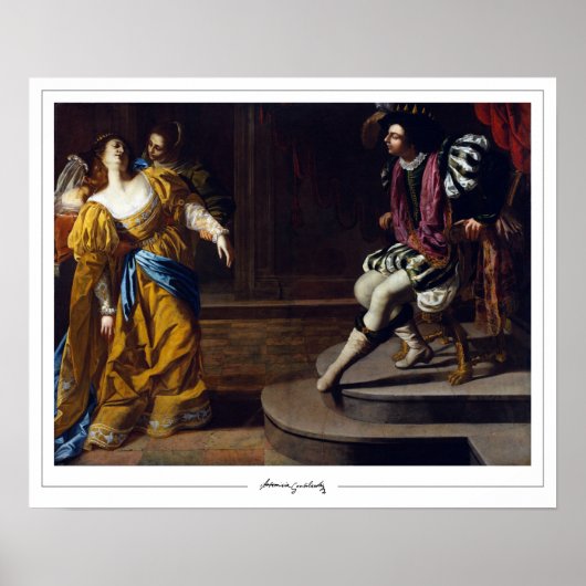Artemisia Gentileschi Zedign Art Poster #20 (Voorkant)