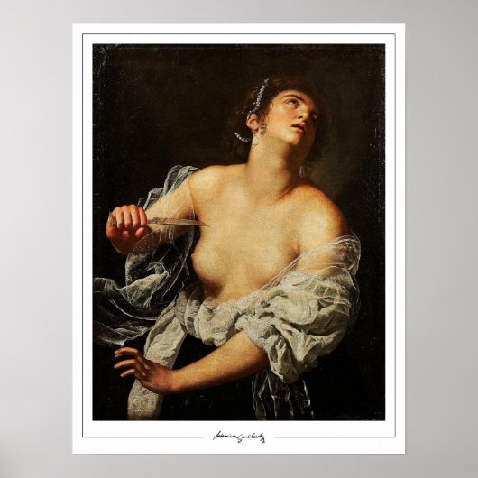 Artemisia Gentileschi Zedign Art Poster #35 (Voorkant)