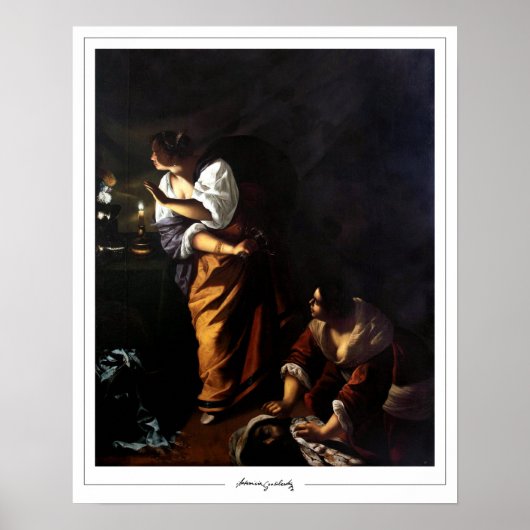 Artemisia Gentileschi Zedign Art Poster #55 (Voorkant)