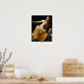 Artemisia Gentileschi Zedign Poster d'art #1 (Cuisine)