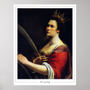 Artemisia Gentileschi Zedign Poster d'art #12