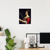 Artemisia Gentileschi Zedign Poster d'art #12 (Bureau à domicile)