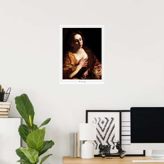 Artemisia Gentileschi Zedign Poster d'art #77 (Bureau à domicile)