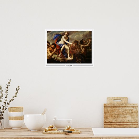 Artemisia Gentileschi Zedign Poster d'art #9 (Cuisine)