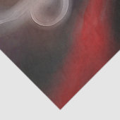 Arterieel Motief: Abstract Zwart, Wit & Rood Tissuepapier (Detail)