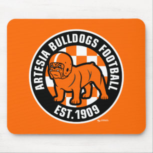 Artesia Bulldogs Football Est. 1909 Mousepad Muismat