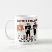 Artesia Bulldogs Football State Champ Uniforms Mug (Gauche)